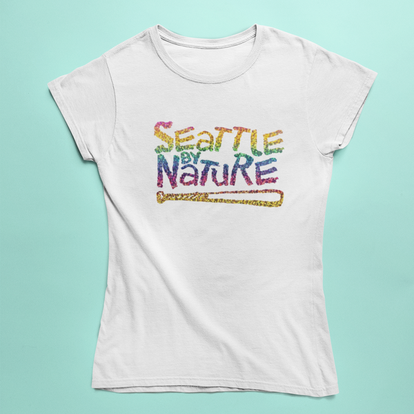Seattle by Nature (Rainbow) Womans Tee